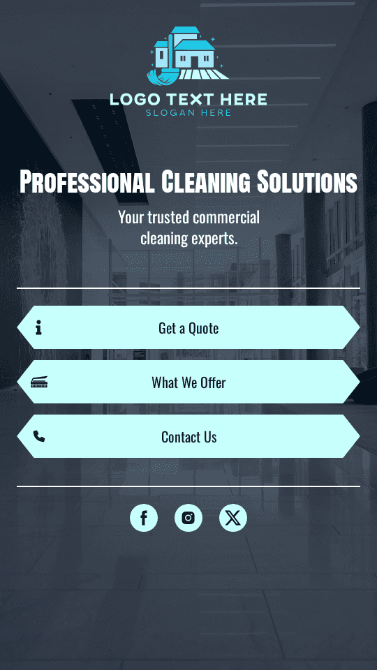 Commercial Cleaning Solutions Link in Bio