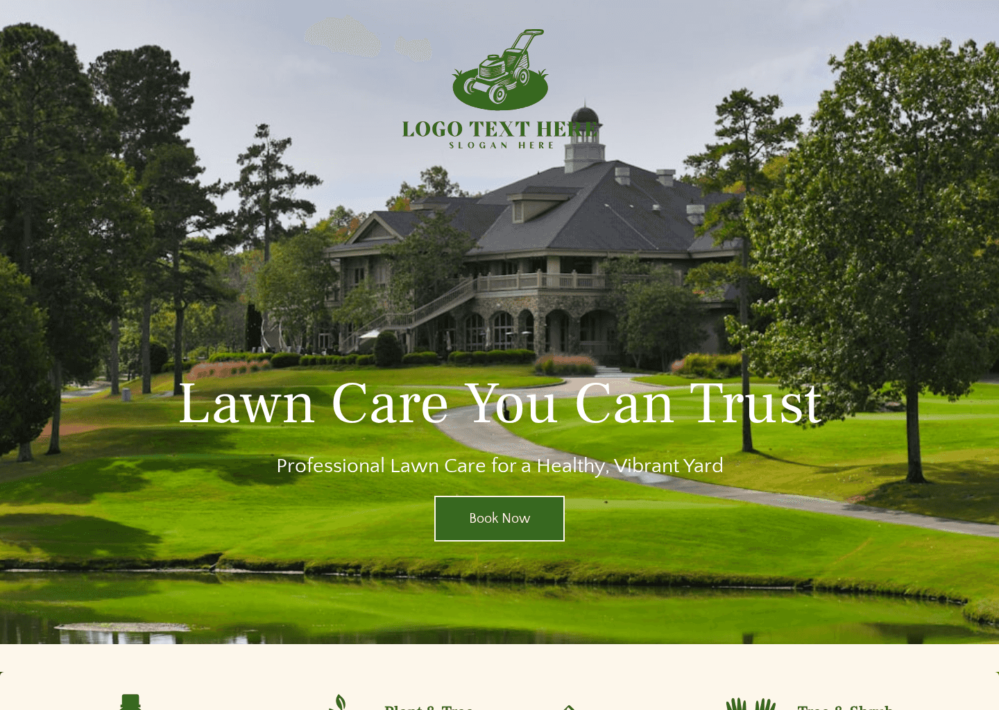 Lawn Care Landscaping Website Preview