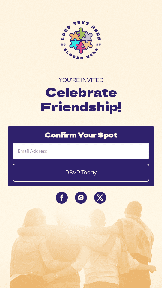Friendship Invitation Event Link in Bio Preview