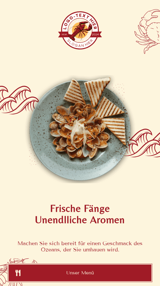 Frisches Meeresfrüchte-Restaurant Link in Bio