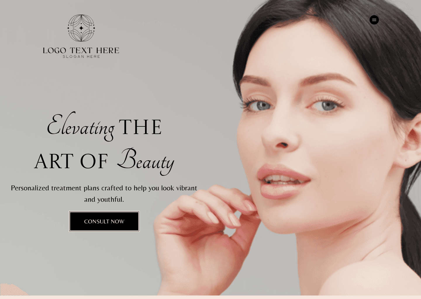 Aesthetic Beauty Clinic Website Preview