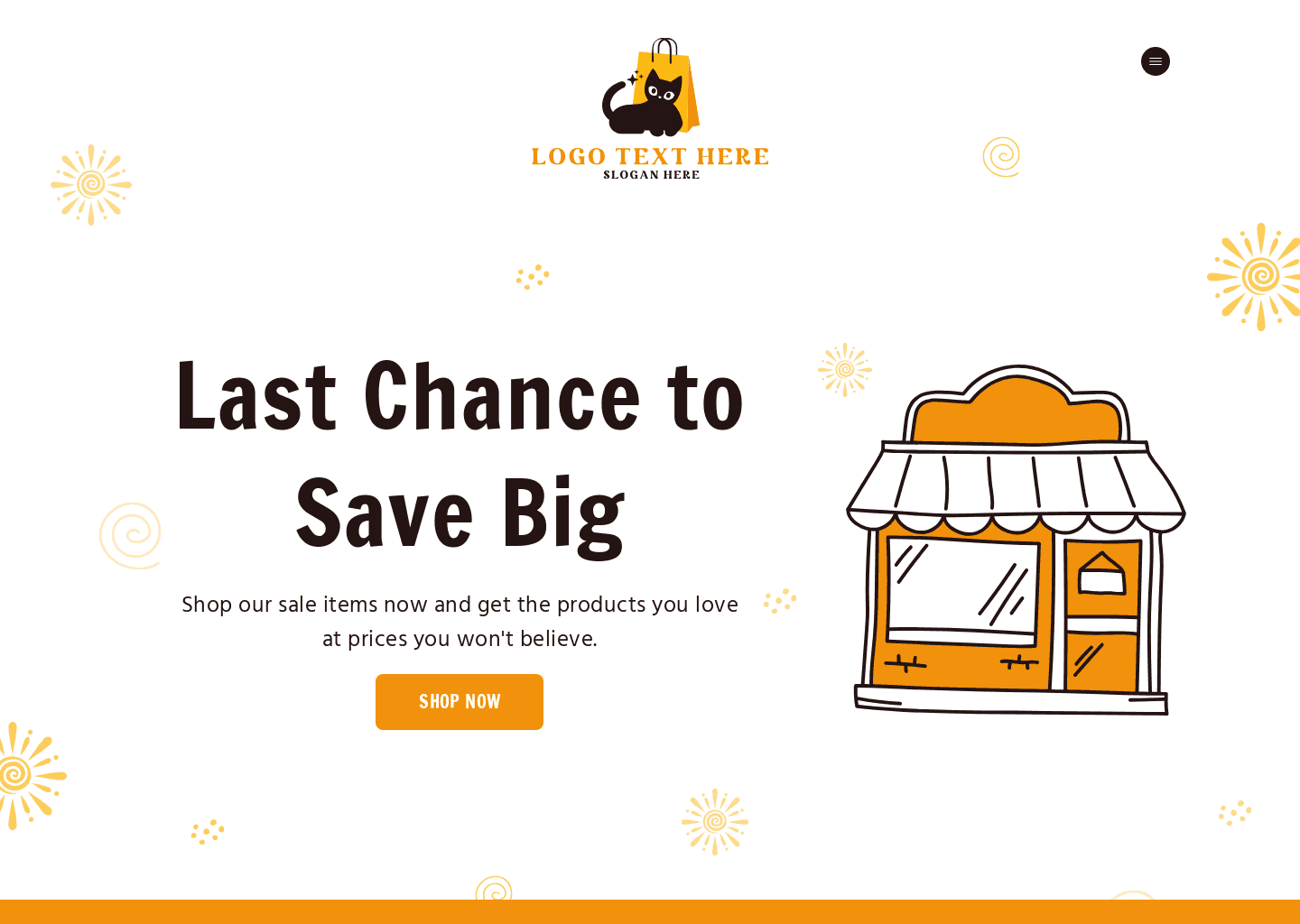 Generic Sale Promo Website Preview