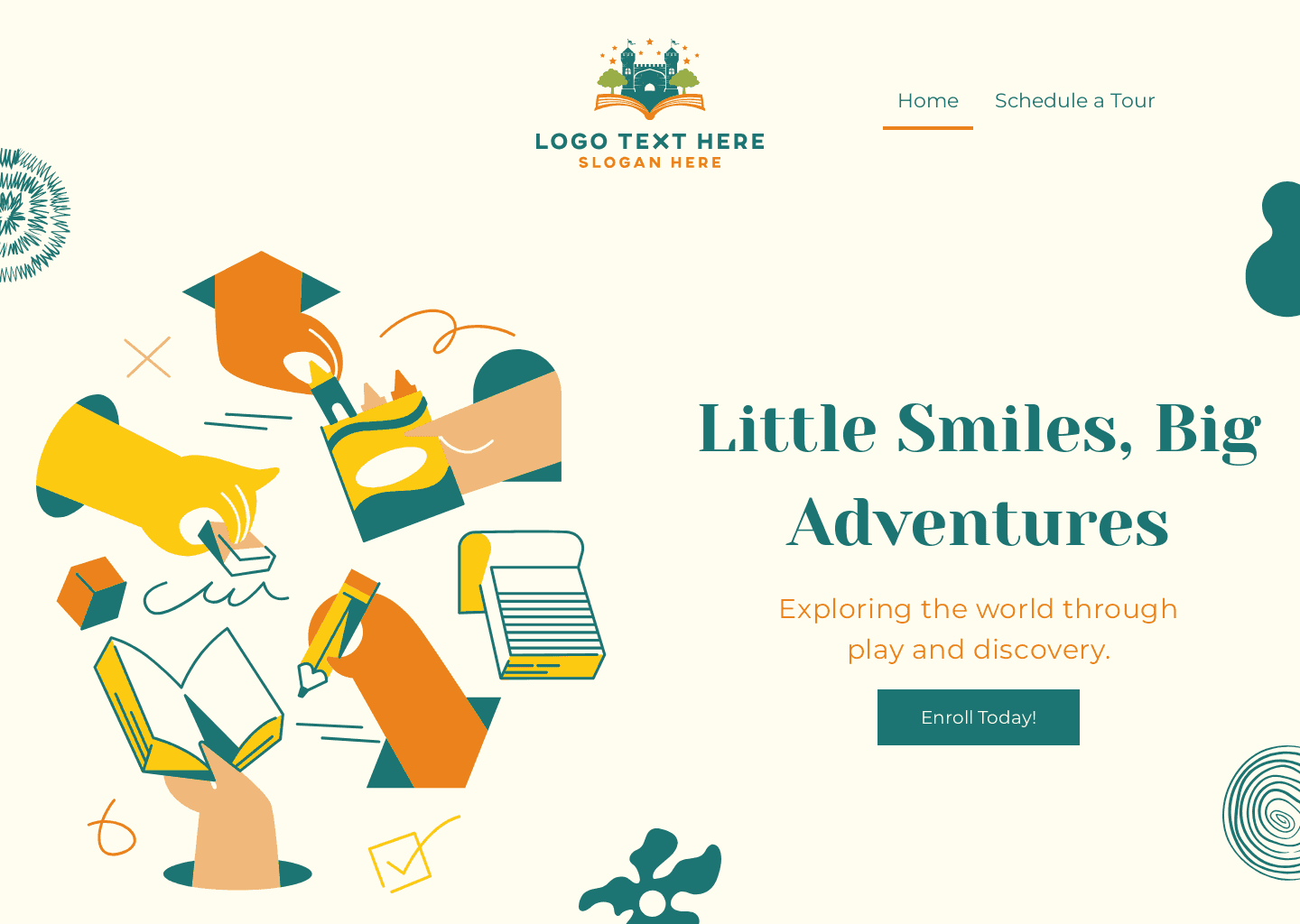 Educational Daycare Center Website Preview
