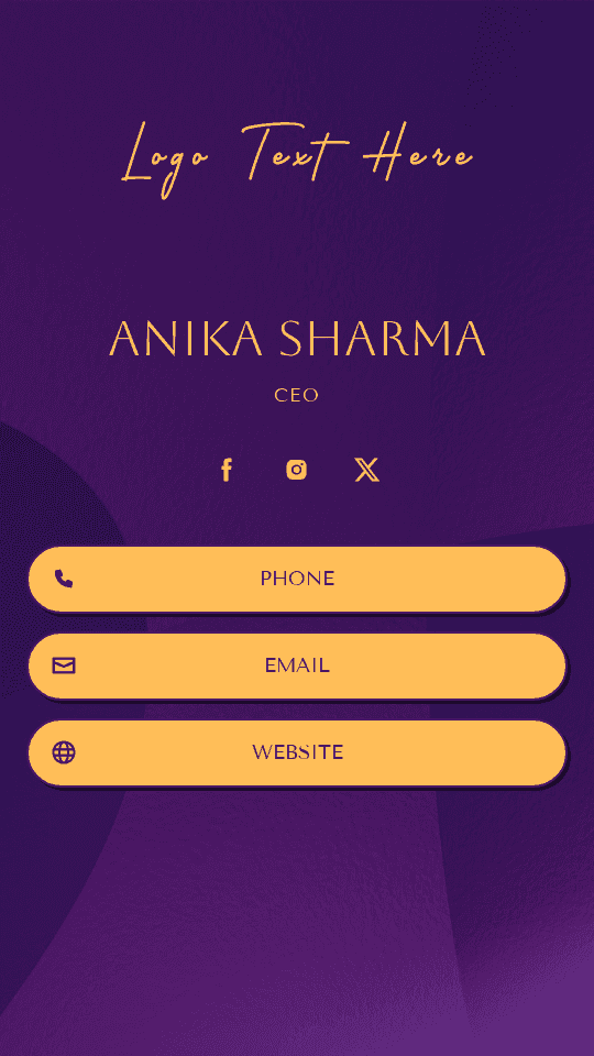 Founder CEO Leader Digital Business Card