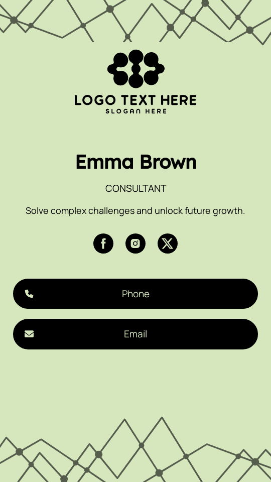 Enterprise Management Consultant Digital Business Card