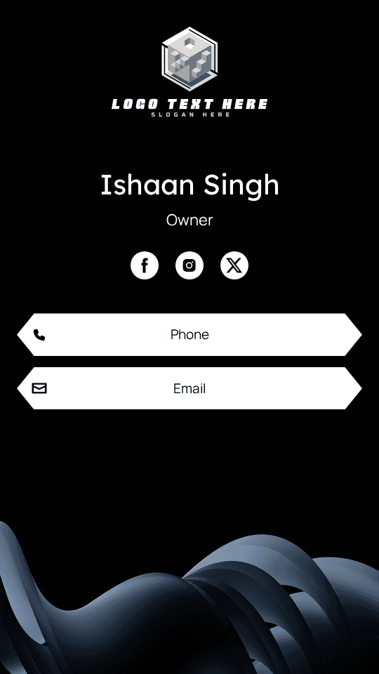 3d Printing Owner Digital Business Card Preview