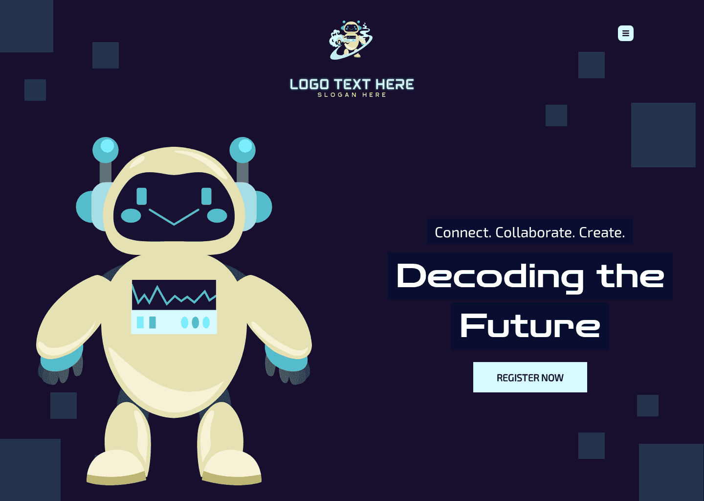 AI Robotics Convention Website Preview