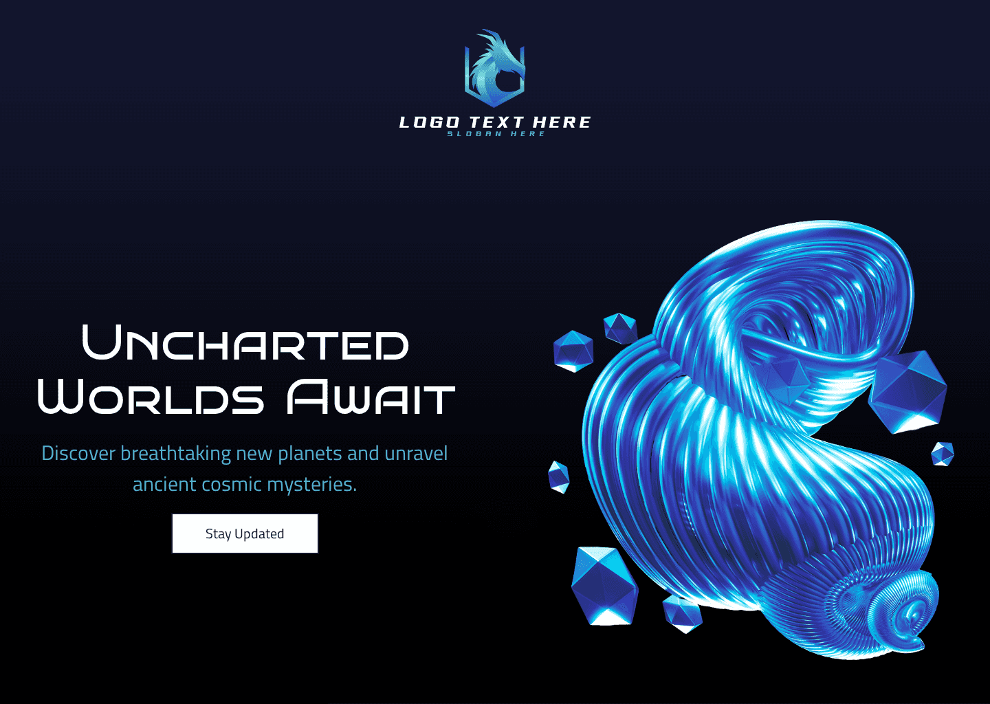 Scifi Game Launch Website