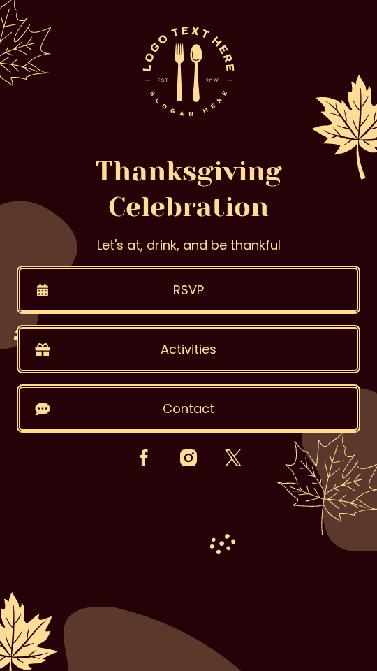 Thanksgiving Celebration Link in Bio