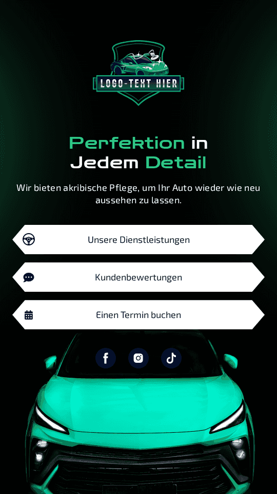 Fahrzeugaufbereitung Link in Bio