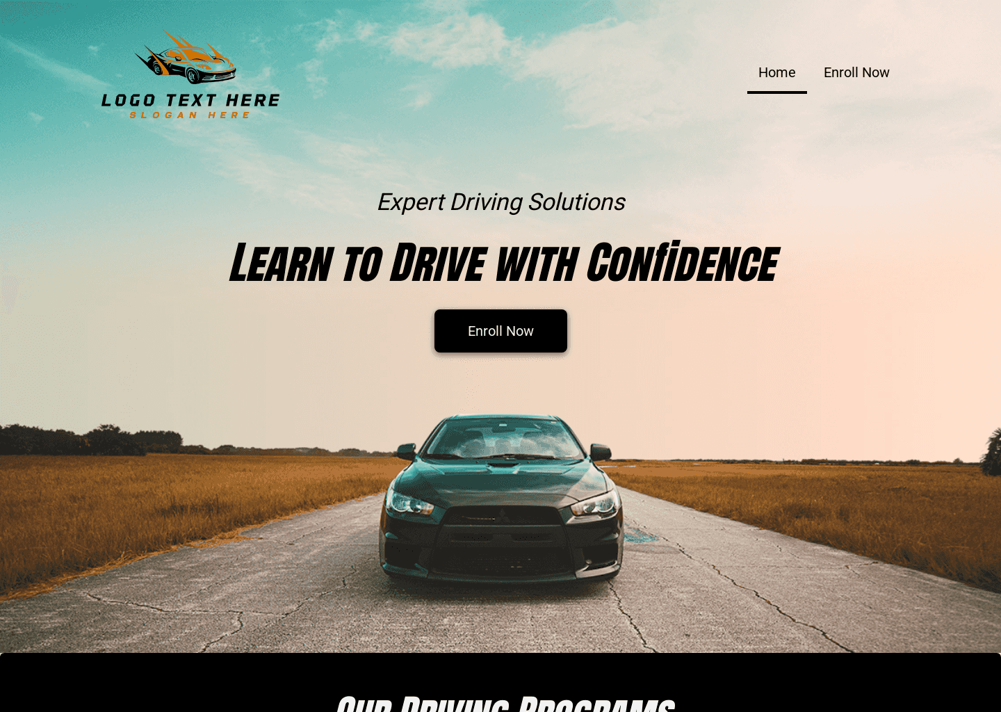 Driving Class Academy Website