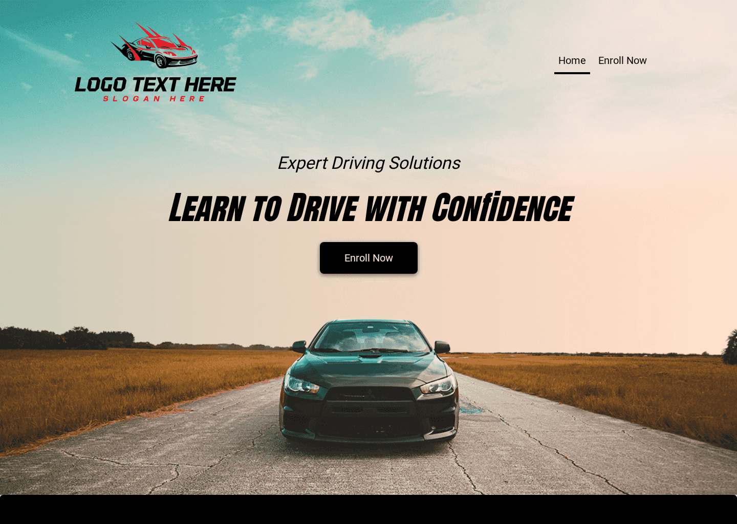Driving Class Academy Website Preview