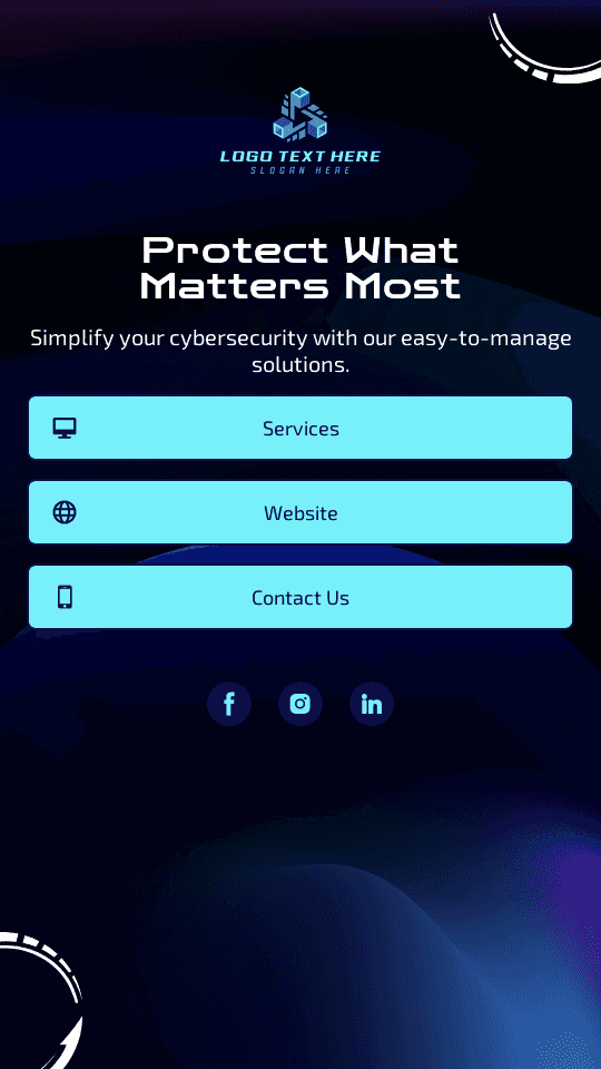 Cyber Security Solutions Link in Bio Preview