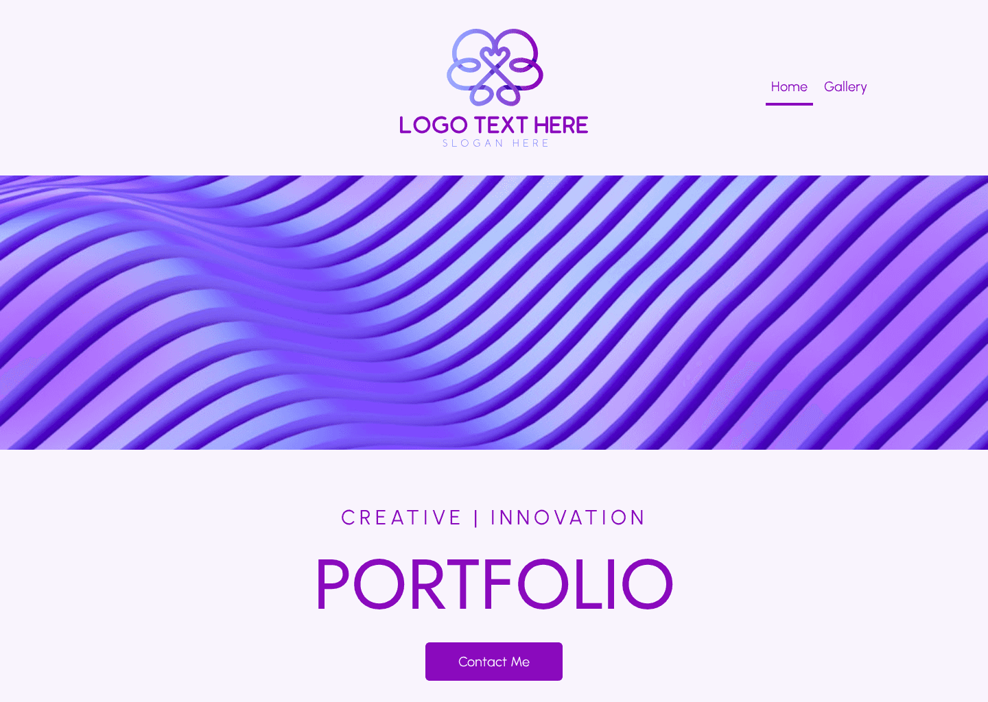 Creative Brand Portfolio Website Preview