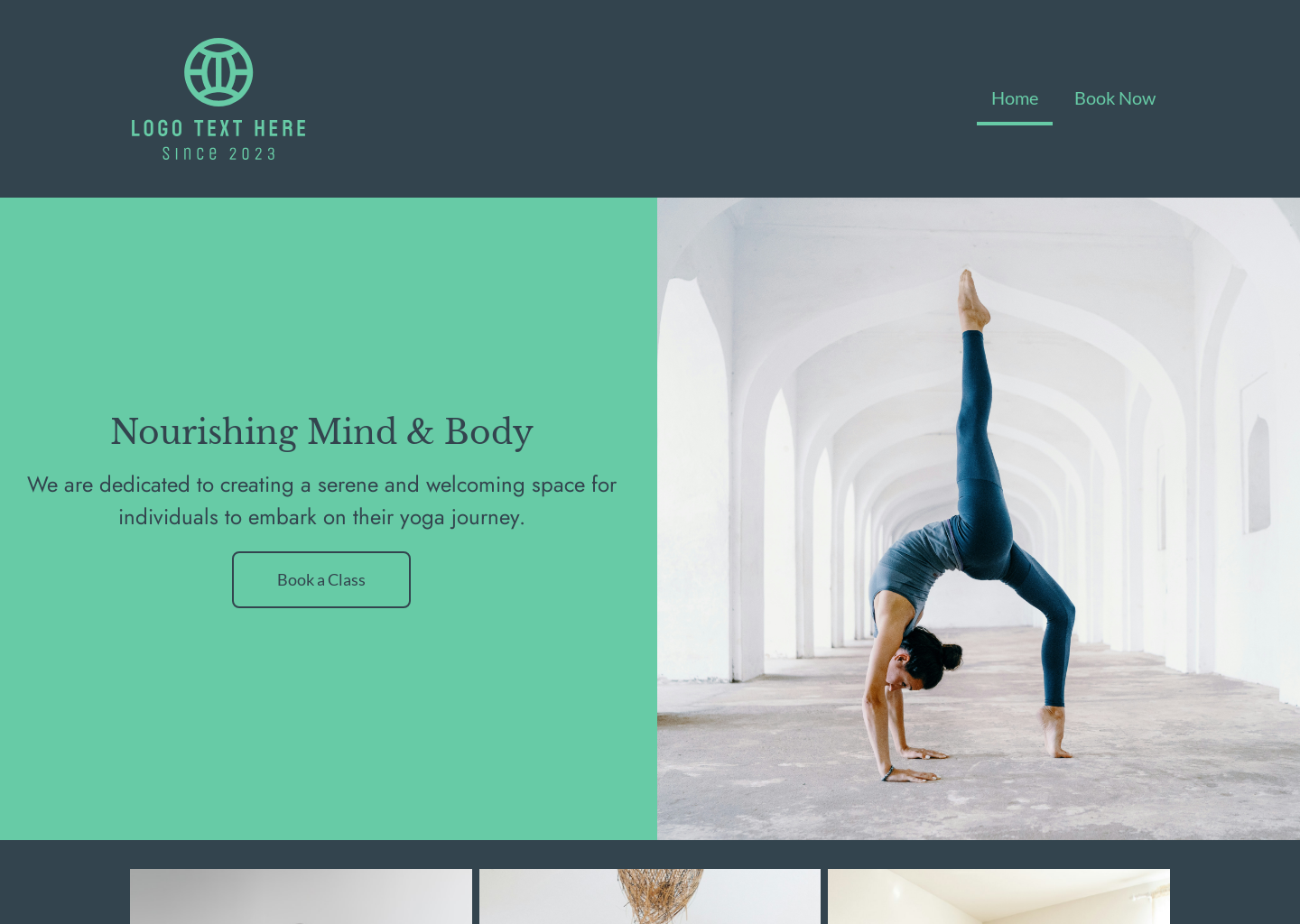 Nourish Mind and Body Website Builder Image Preview