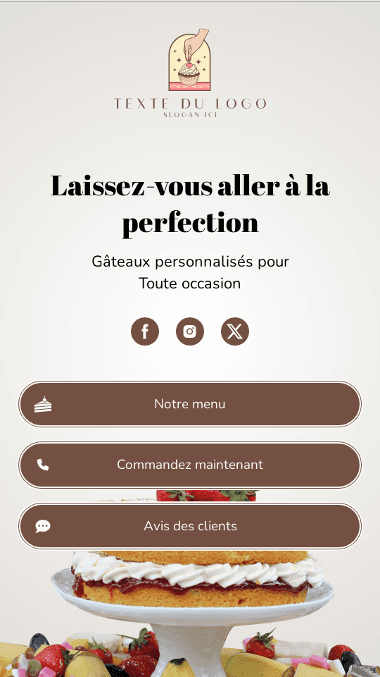 Délices de Pâtisseries Website