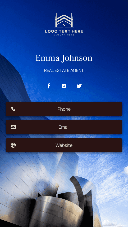 Real Estate Realtor Digital Business Card