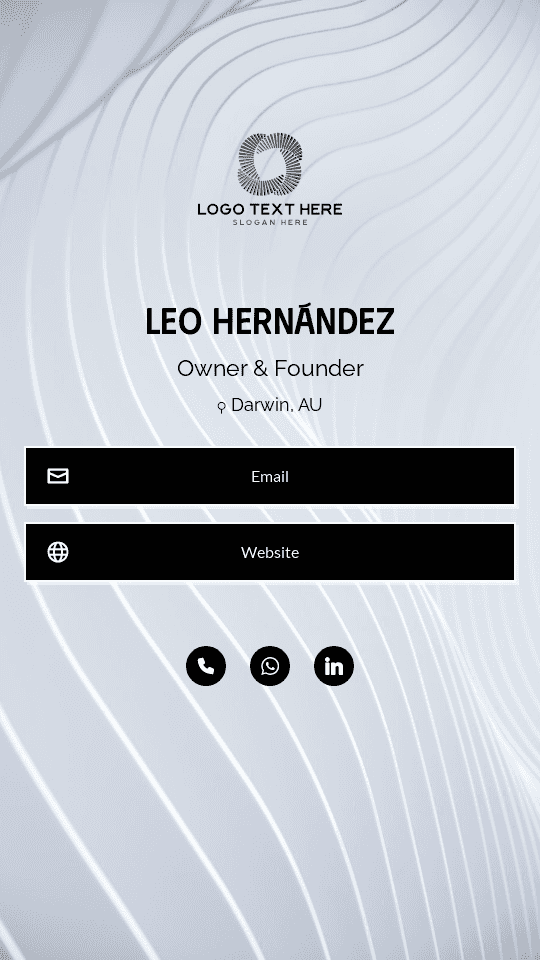 Corporate Sales Manager Digital Business Card