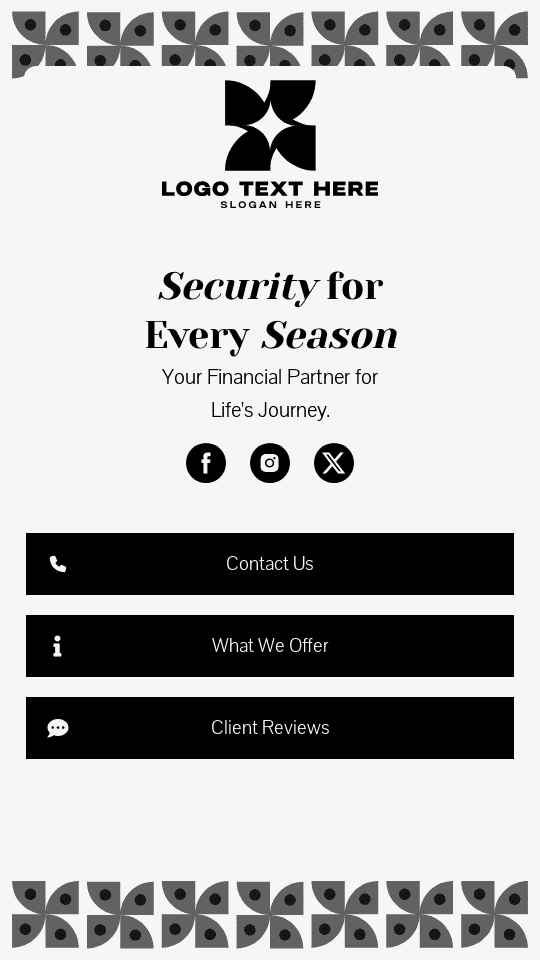 Financial Insurance Firm Link in Bio Preview