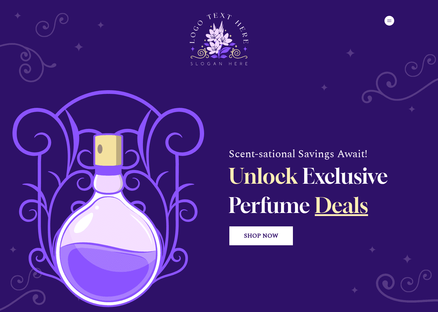 Perfume  Shop Promo Website Preview
