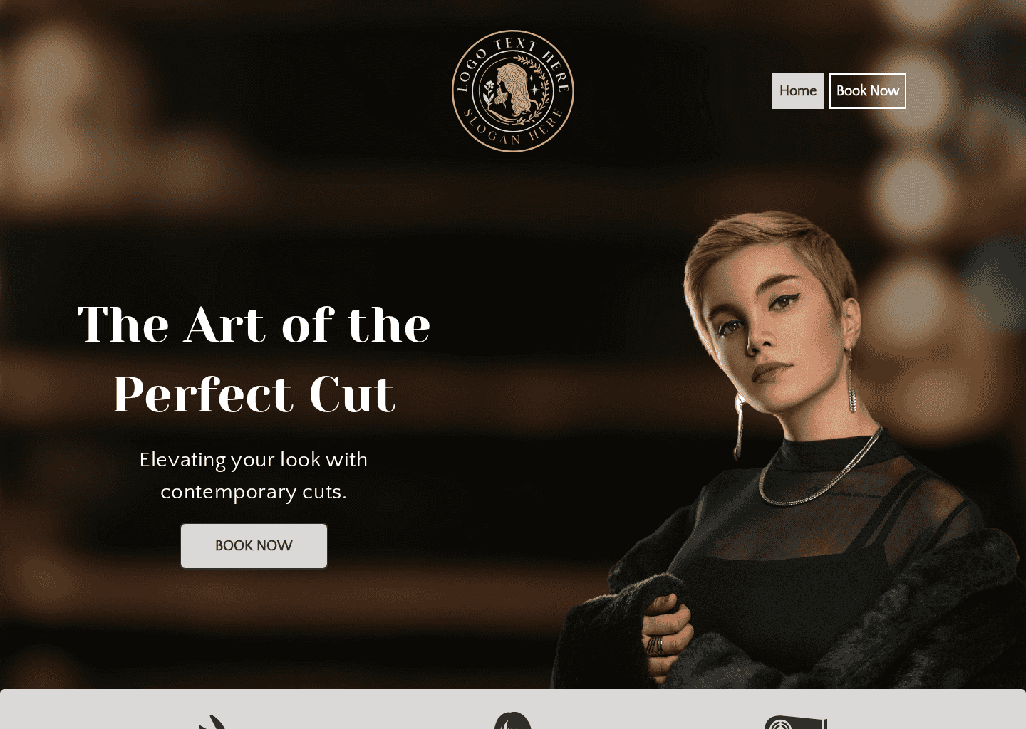 Hair Cut Boutique Website Preview