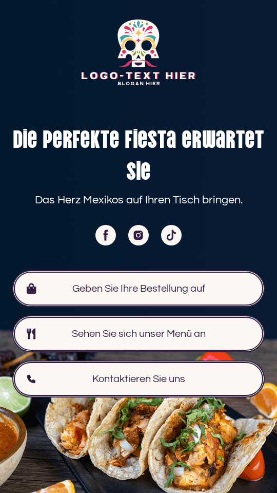 Mexikanische Küche Essen Link in Bio