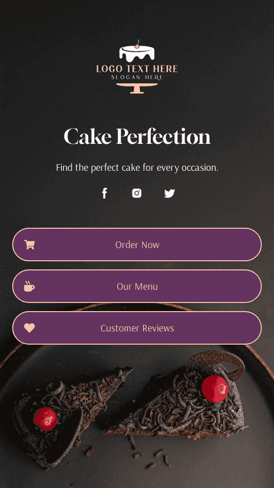Sweet Cake Pattisserie Link in Bio Preview