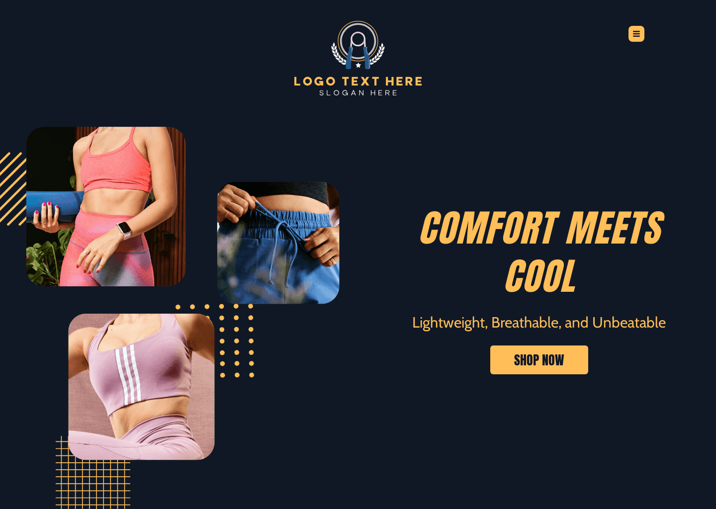 Sportify Apparel website design