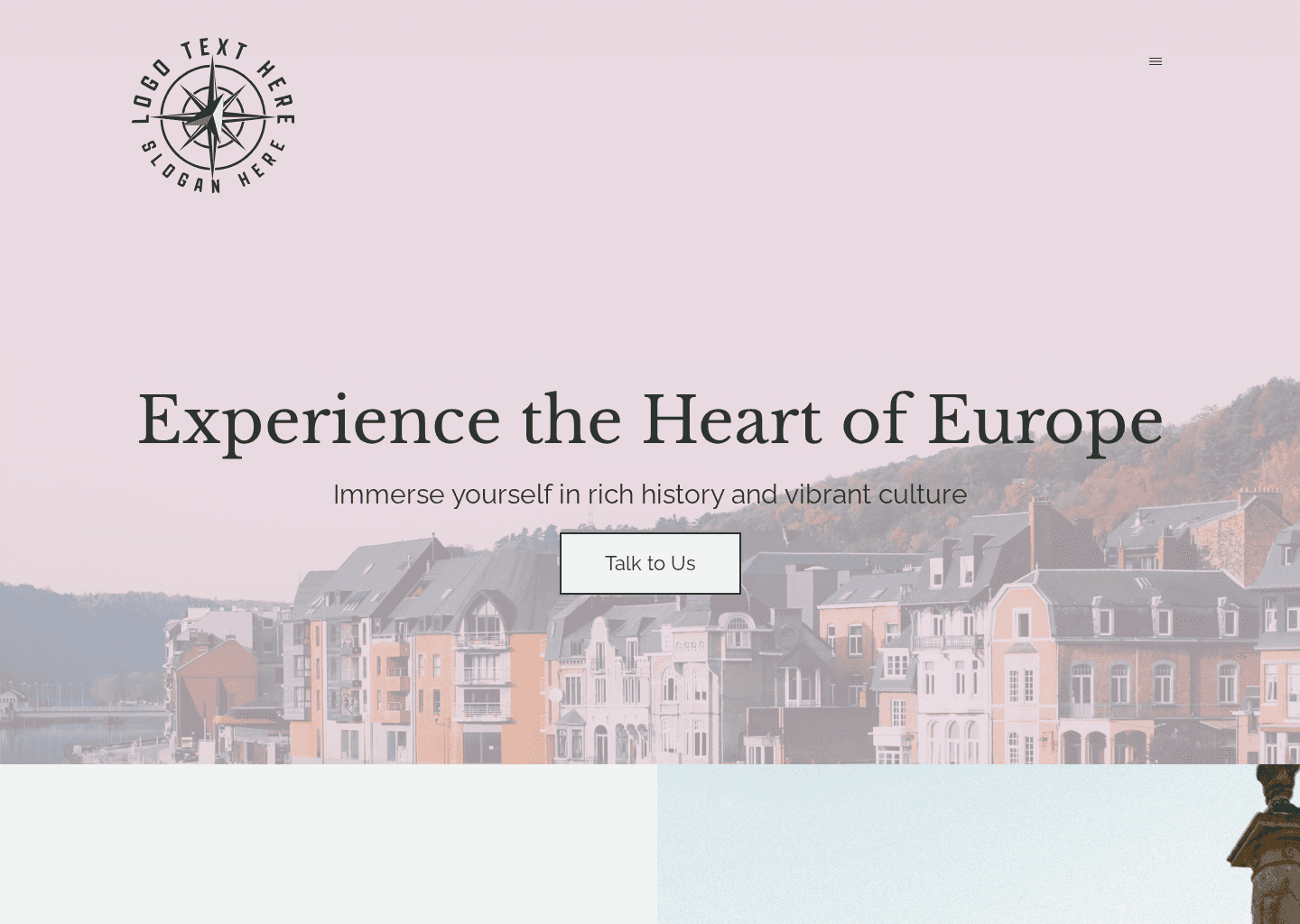 Europe Travel Tour Website Preview