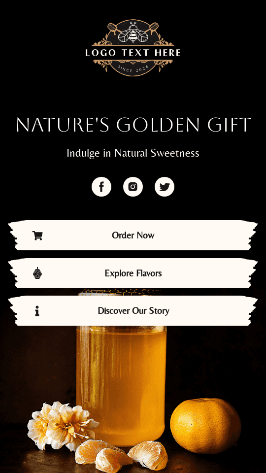Artisan Honey Shop Link in Bio Preview