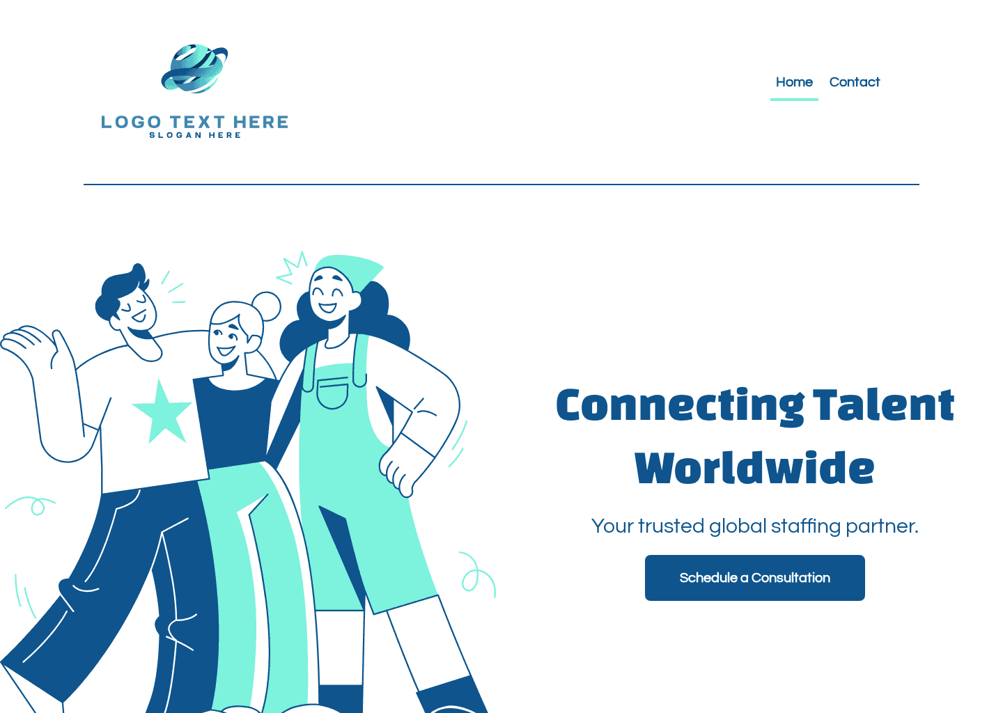 Global Staffing Solutions Website Preview