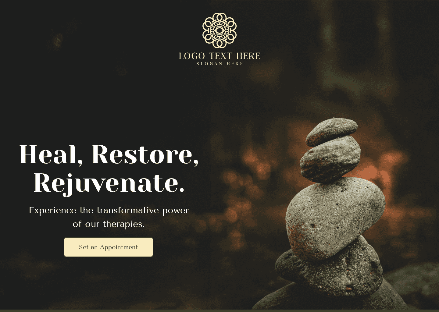 Wellness Therapy Center Website Preview