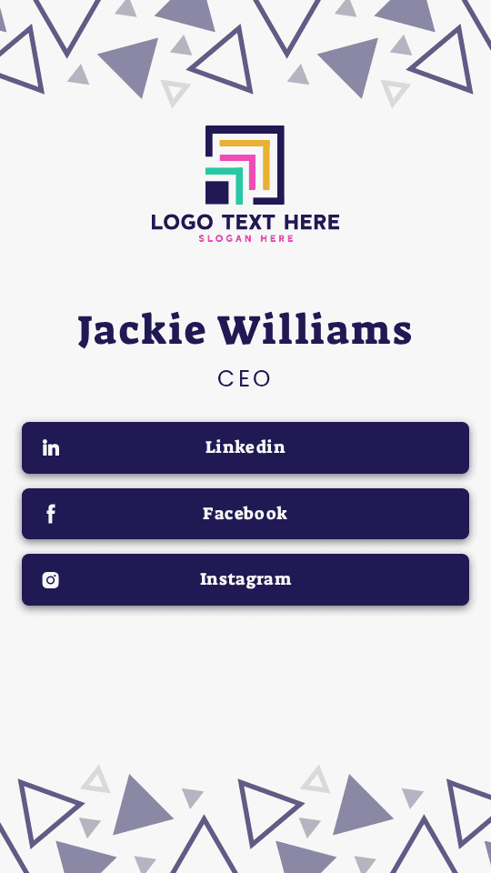 Printing Service CEO Digital Business Card Preview