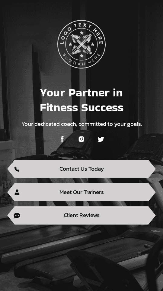 Personal Training Coach Link in Bio Preview