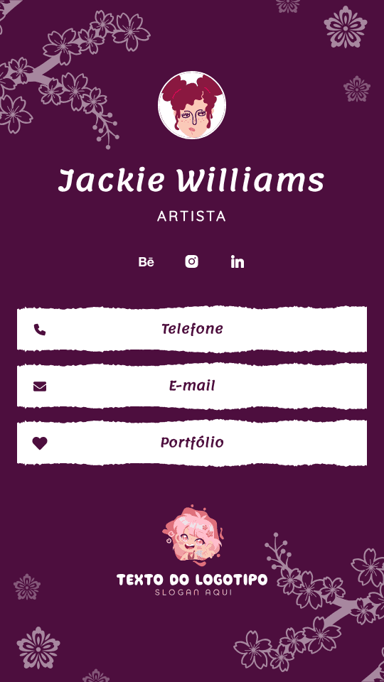 Artista de Manga e Anime Digital Business Card