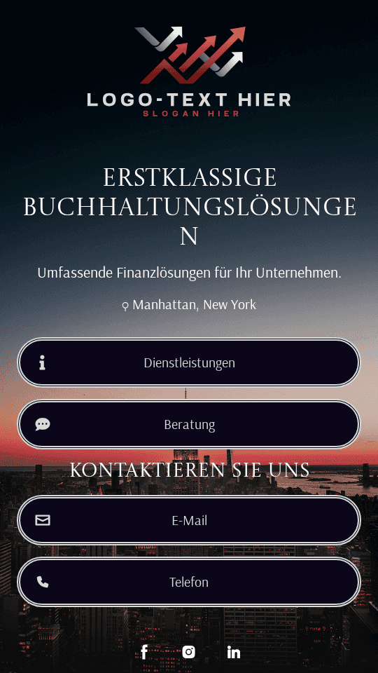 Buchhaltungsbusinesslösungen Link in Bio