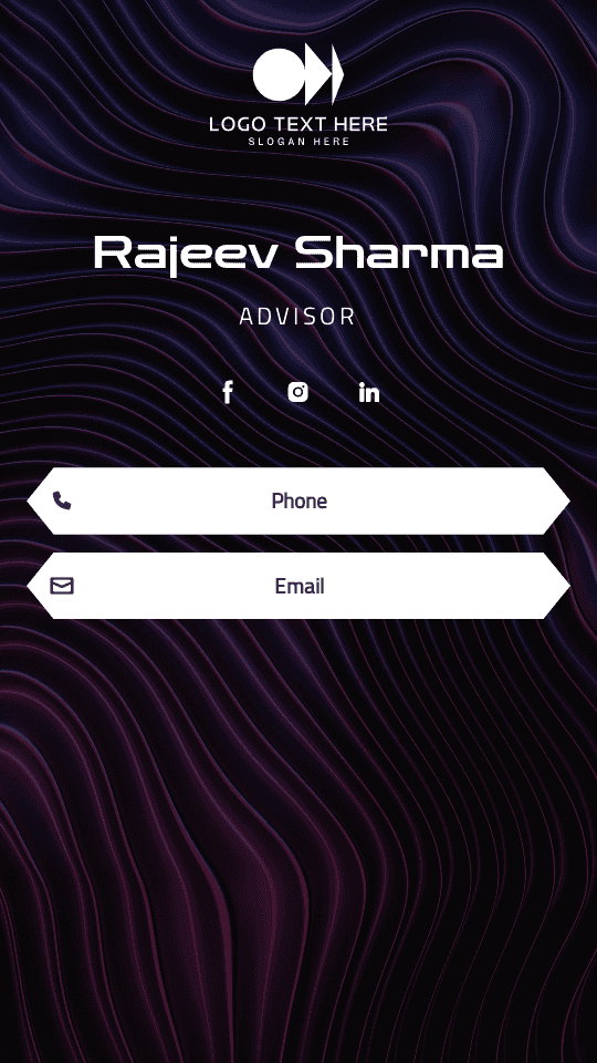 Generic Business Advisor Digital Business Card