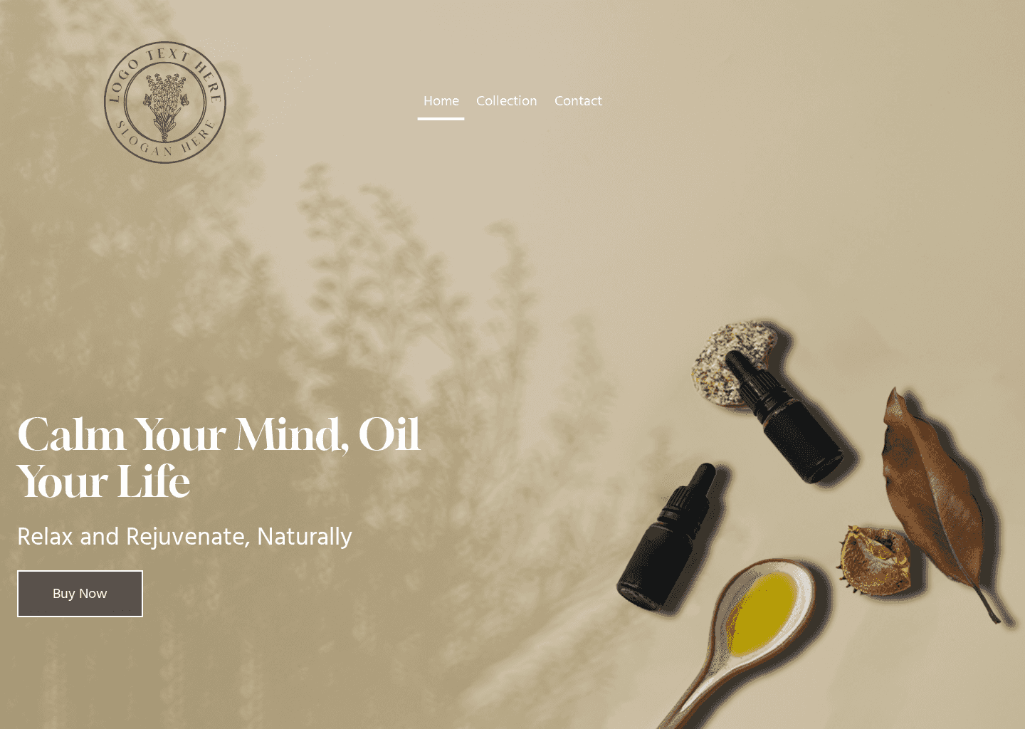 Wellness Essential Oils Website Preview
