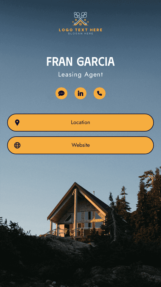 Leasing Agent Digital Business Card