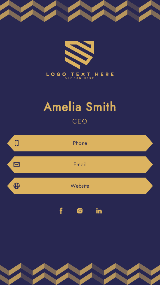 Modern Professional Corporate Digital Business Card Preview