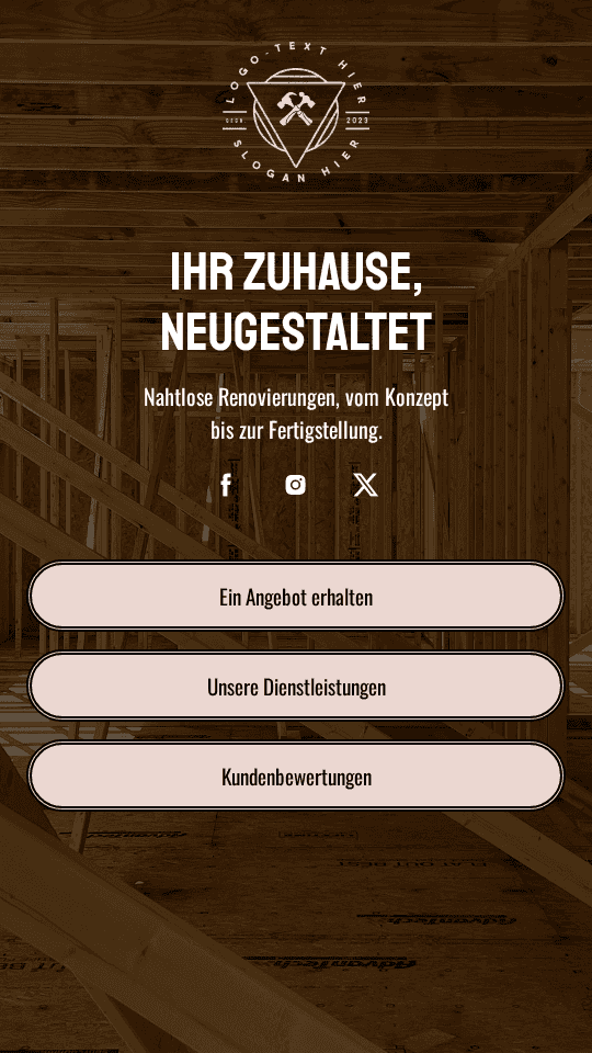 Bauhaus Renovierung Link in Bio