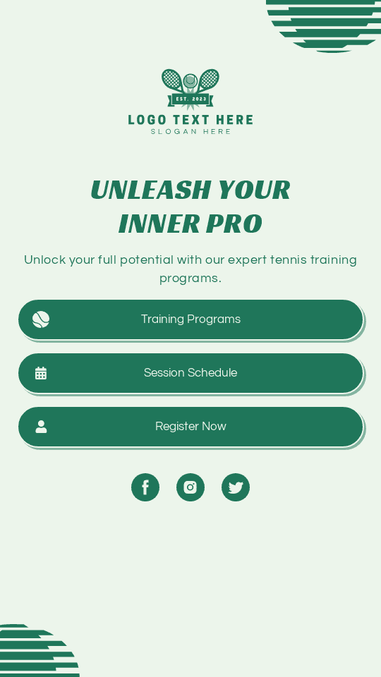 Tennis Training Program Link in Bio Preview