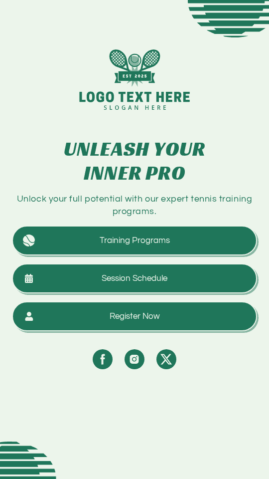Tennis Training Program Link in Bio Preview