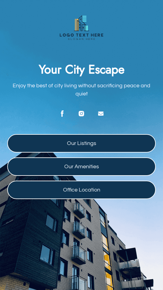 Urban Apartment Rental Link in Bio Preview