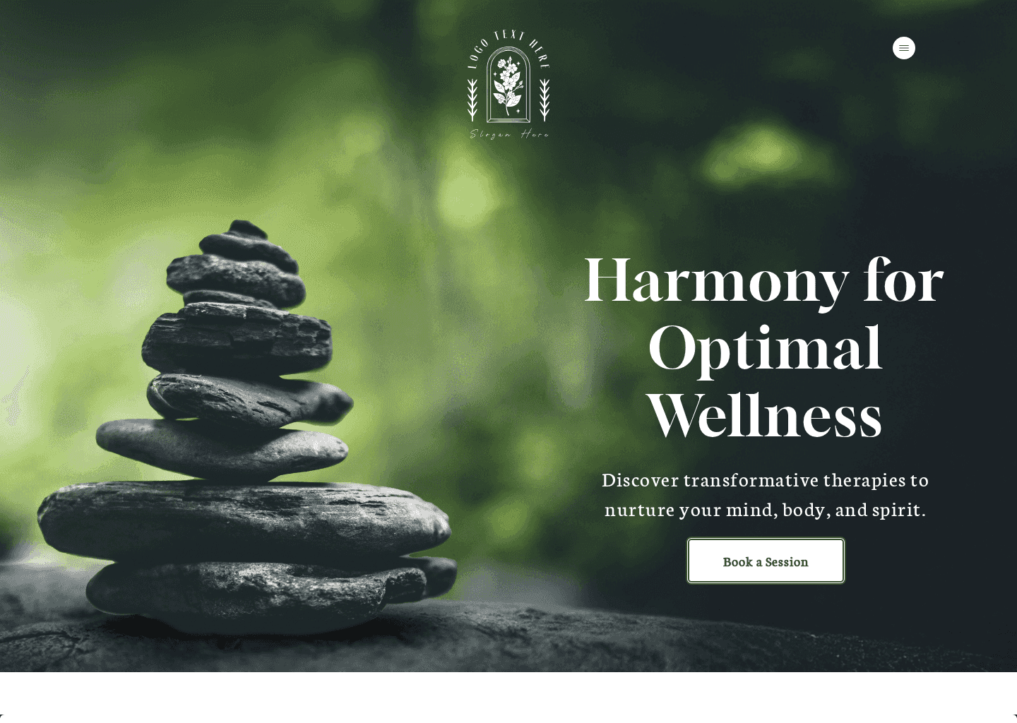 Holistic Wellness Therapy Website