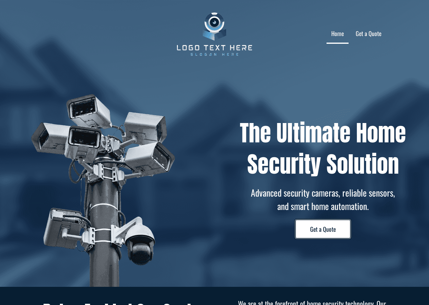 Home Security Camera Website