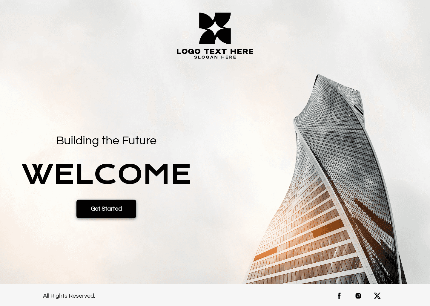 Simple Generic Welcome | Website Builder | Build a Website | Design.com
