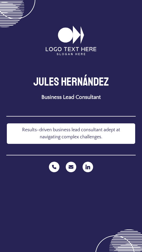Business Lead Consultant Digital Business Card