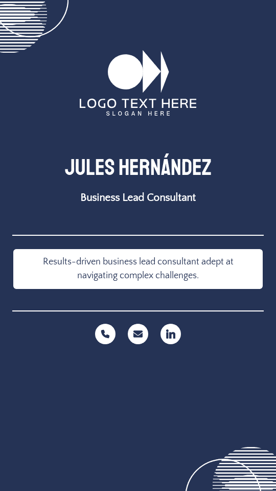 Business Lead Consultant Digital Business Card Preview