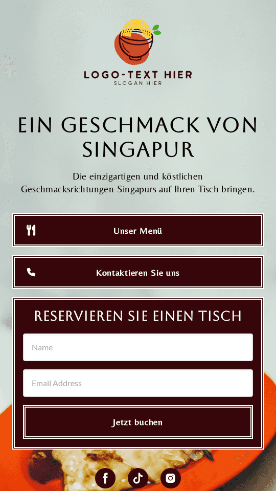 Authentisches Singapur Restaurant Link in Bio